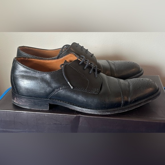 Tasso Elba Men's Brown Antonio Cap Toe Derbys N5314 Size 9M - Picture 3 of 6